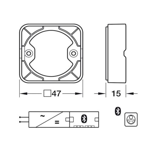 Cảm biến chuyển động không dây Mesh Hafele 850.00.953 5 Chi tiết chuyển động không dây Mesh Hafele 850.00.953