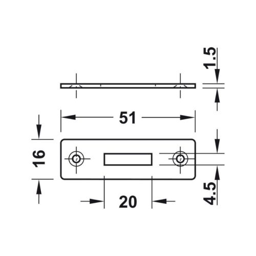 Chi tiết khóa vành cửa cuốn Hafele 232.01.240