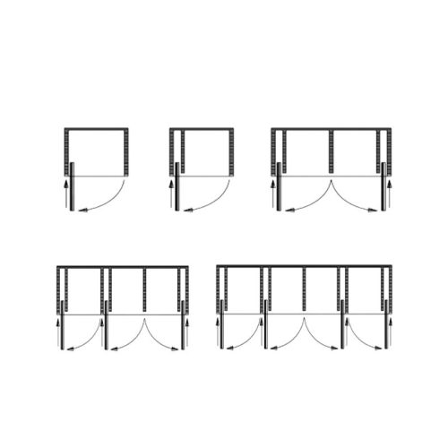 Chi tiết phụ kiện cửa trượt Slido F-Park71 16B Hafele 408.25.007
