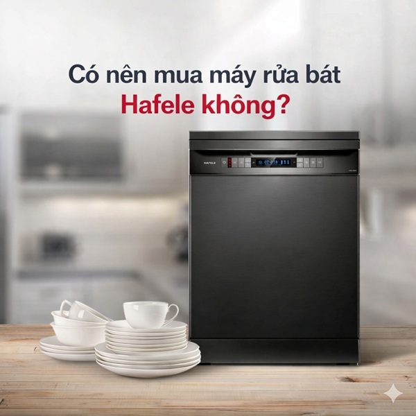 có nên mua máy rửa bát hafele không