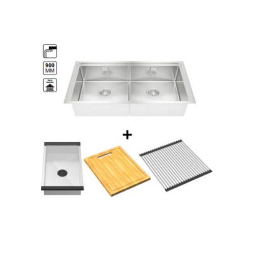 Combo chậu SUS & phụ kiện Hafele 567.94.057