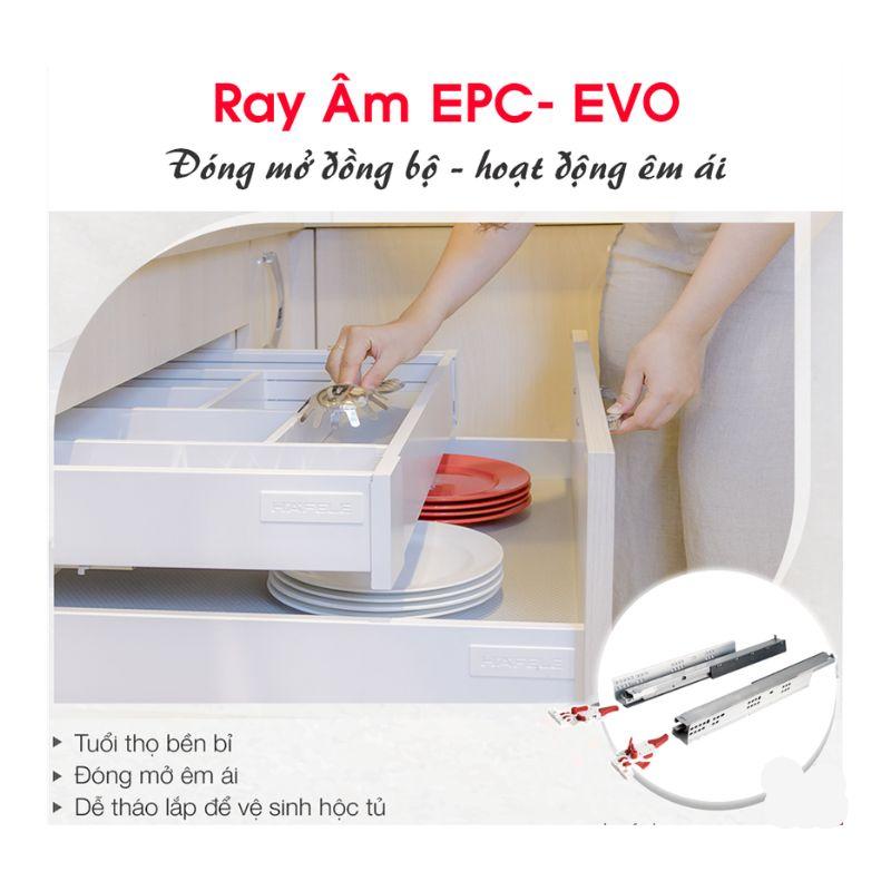 Đặc điểm ray âm EPC Evo Hafele 433.32.076 Đặc điểm ray âm EPC Evo Hafele 433.32.076