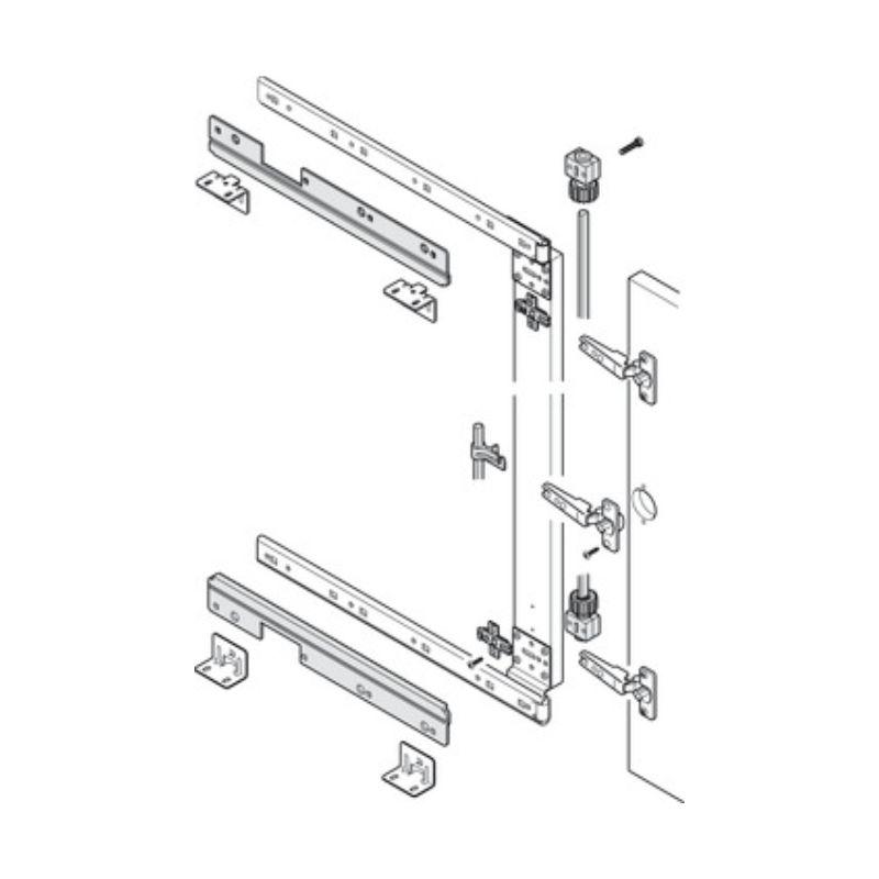 Đồng bộ cửa lùa Pivot 600M Hafele 408.05.605 Đồng bộ cửa lùa Pivot 600M Hafele 408.05.605