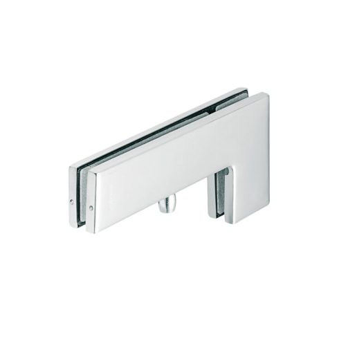 Kẹp kính chữ L inox bóng Hafele 981.00.031