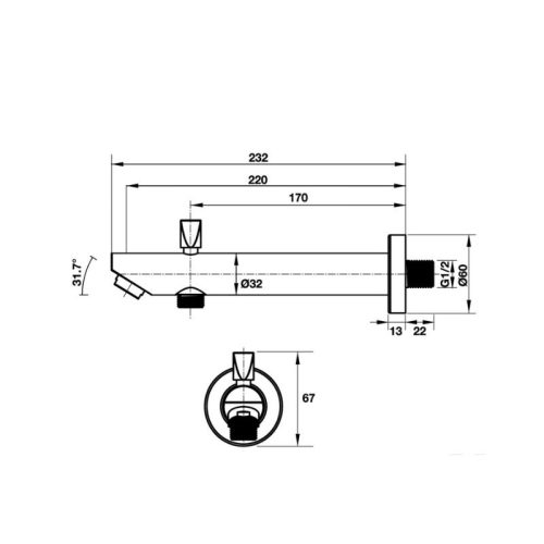Bộ xả lavabo Häfele 589.25.797