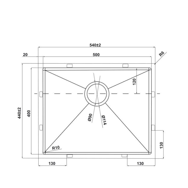 Chậu rửa inox HS21-SSN1S60P Hafele 567.94.070 Chậu rửa inox HS21-SSN1S60P Hafele 567.94.070