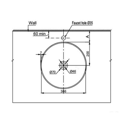 Chậu rửa mặt lavabo Vigor Hafele 588.79.076 3 Chậu rửa mặt lavabo Vigor Hafele 588.79.076
