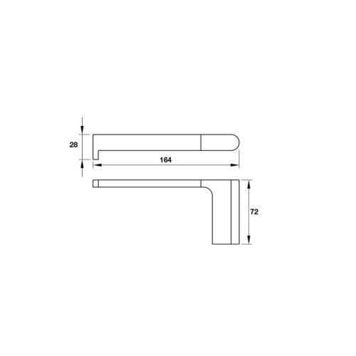 Giá treo giấy vệ sinh Chiba Hafele 580.87.541