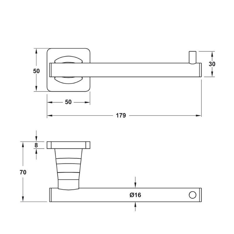 Giá treo giấy vệ sinh Hafele 580.41.440 Giá treo giấy vệ sinh Hafele 580.41.440