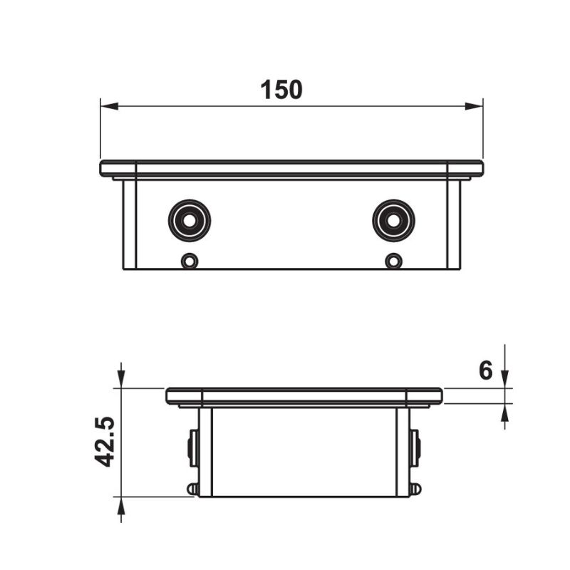 Kệ đựng ly kính trắng Hafele 495.80.239 Kệ đựng ly kính trắng Hafele 495.80.239