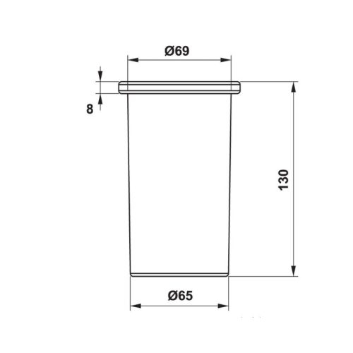 Ly đựng dụng cụ Hafele 495.80.241