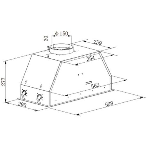 Máy hút mùi âm tủ Hafele HC-H7031TB 533.87.796 3 Máy hút mùi âm tủ Hafele HC-H7031TB 533.87.796