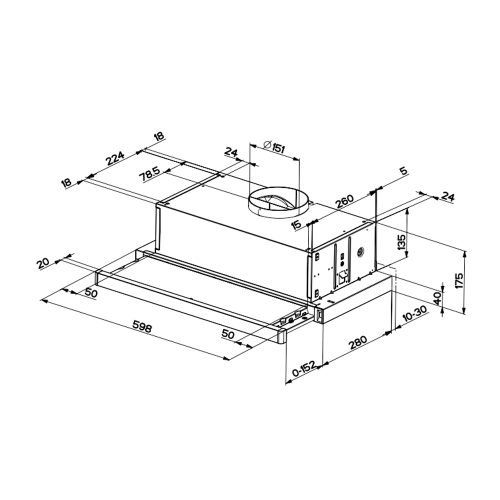 Máy hút mùi Hafele HC-H6013TB 533.89.000 3 Máy hút mùi Hafele HC-H6013TB 533.89.000