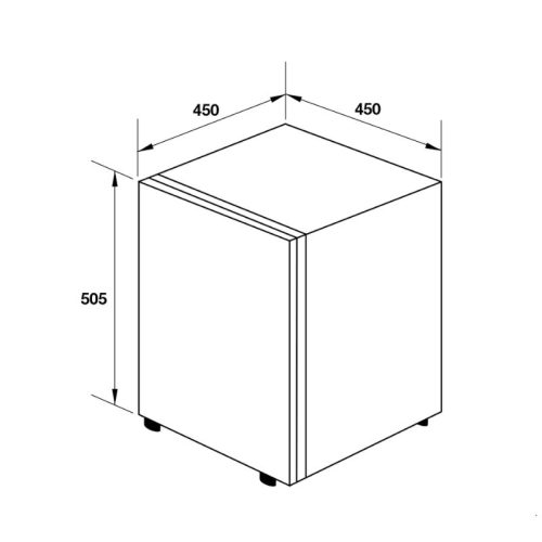 Tủ lạnh mini HF-M461B Hafele 568.30.310