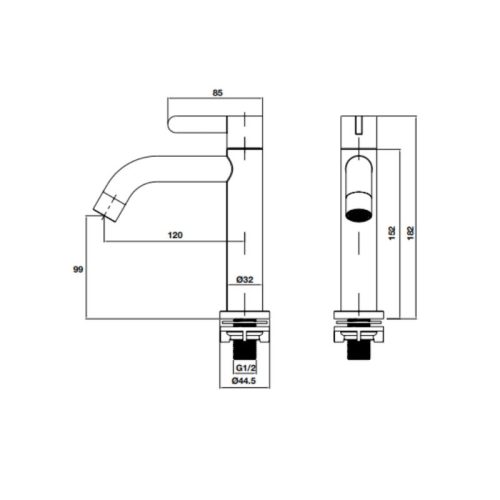 Vòi nước lạnh DIY 99 Hafele 495.62.055 2 Vòi nước lạnh DIY 99 Hafele 495.62.055