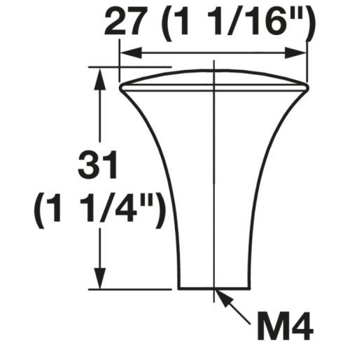 Lắp đặt núm nắm tủ Hafele 106.71.130