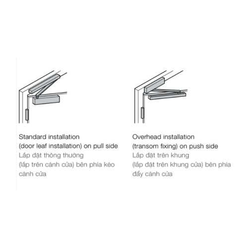 Lắp đặt thiết bị đóng cửa tự động DCL83 Hafele 931.84.289
