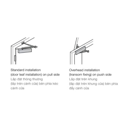 Lắp đặt thiết bị đóng cửa tự động Hafele 931.84.239