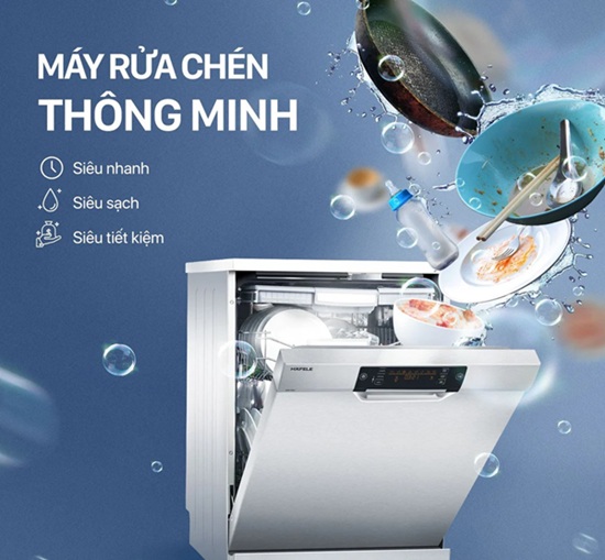 máy rửa bát hafele tiết kiệm nước