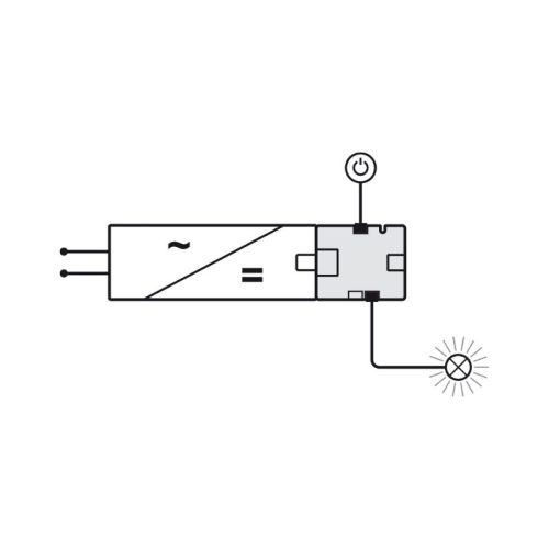 Mô tả bộ chia 2 cổng 12V có công tắc Hafele 833.95.901