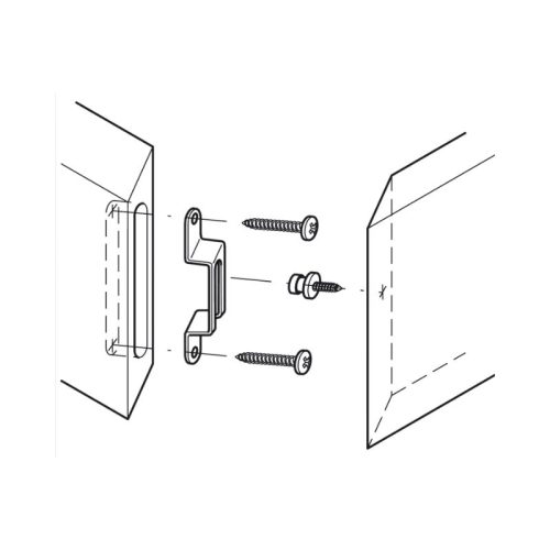 Mô tả vít kết nối dạng Modular Hafele 262.47.978