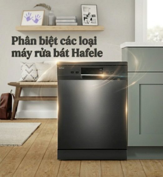 phân biệt các loại máy rửa bát hafele