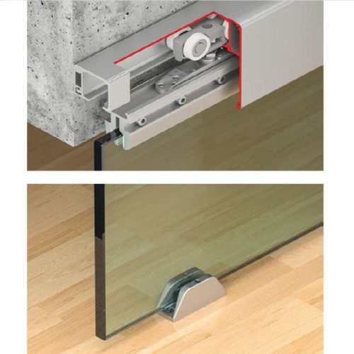 Phụ kiện cửa trượt kính Slido Classic Hafele 941.25.015