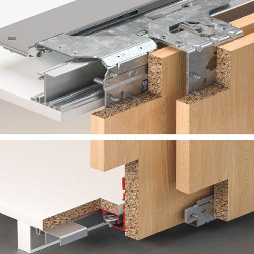 Phụ kiện cửa trượt Slido Classic 70 VF A Hafele 402.35.001