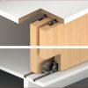 Phụ kiện cửa trượt tủ Slido F-Line18 50A Hafele 401.30.016
