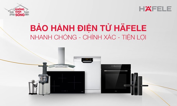 Chính sách bảo hành bếp từ Hafele tại Việt Nam 3 quy trinh bao hanh bep tu hafele vietnam