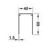 Ray dẫn hướng đơn phía trên Hafele 403.36.906