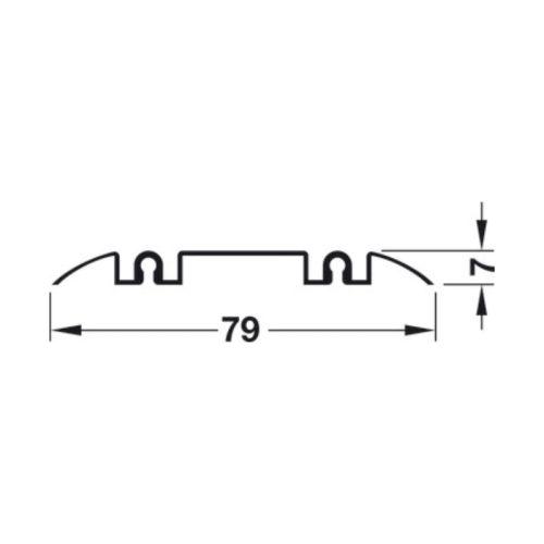 Ray trượt đôi Slido R-Aluflex Hafele 403.36.943