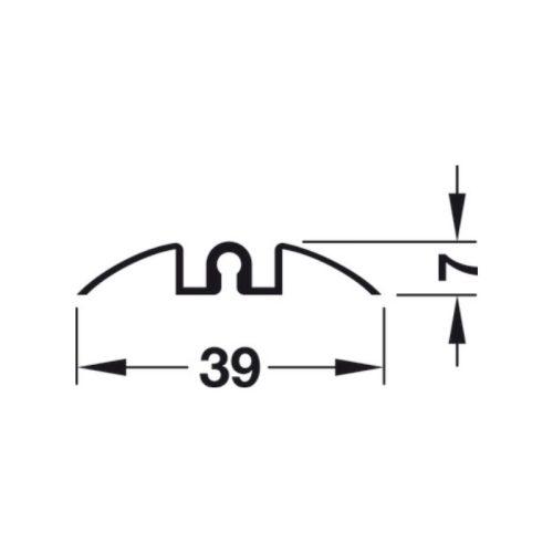 Ray trượt đơn Slido R-Aluflex Hafele 403.36.936