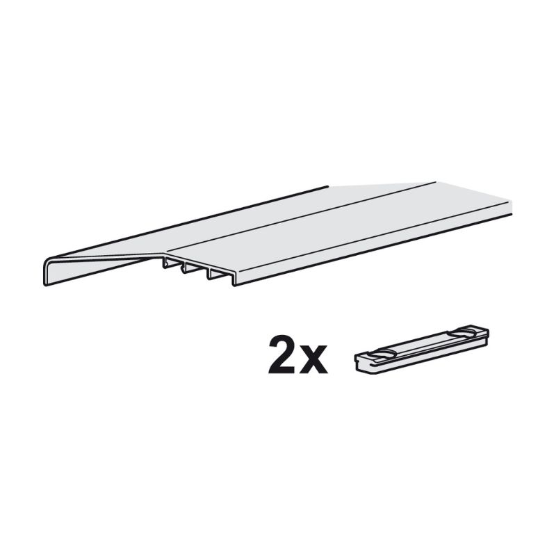 Thanh chắn bụi Slido F-Line44 80A Hafele 407.40.414 Thanh chắn bụi Slido F-Line44 80A Hafele 407.40.414