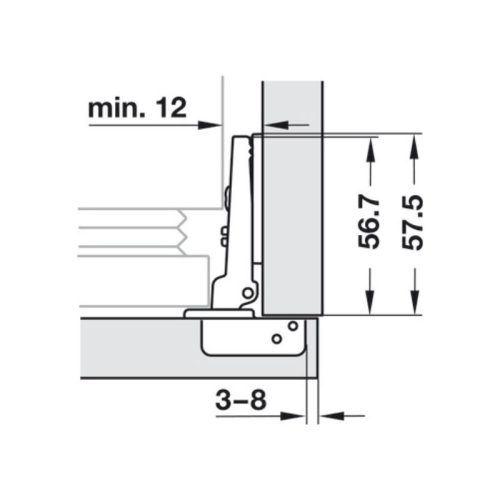 Thông số bản lề ẩn Hafele 329.36.601