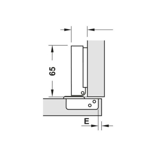 Thông số bản lề đá Metalla 120 Hafele 311.04.470