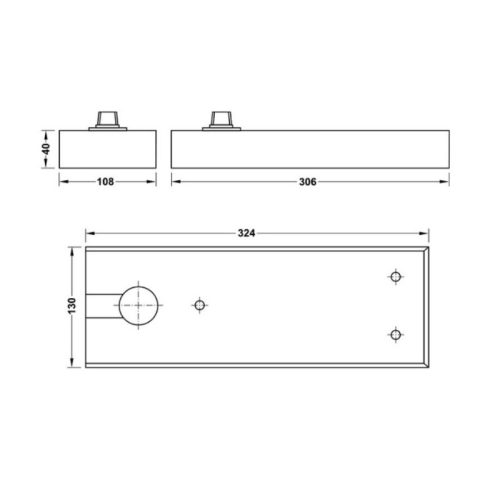 Thông số bản lề sàn DCL41 EN5 250kg Hafele 932.84.040