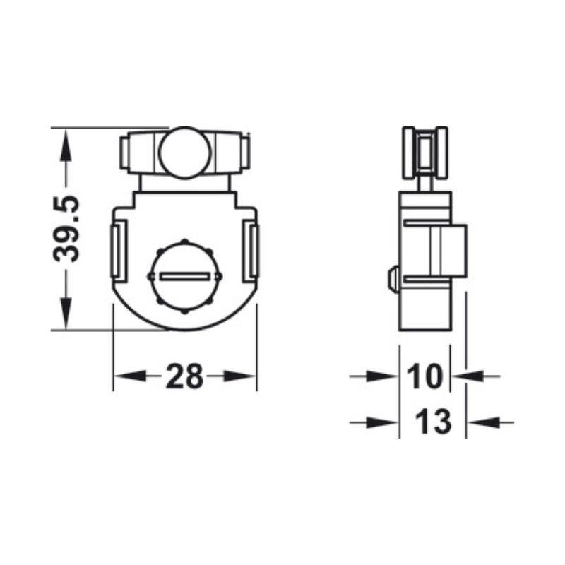 Thông số bánh xe F-Line11 12A Hafele 404.73.321 Thông số bánh xe F-Line11 12A Hafele 404.73.321