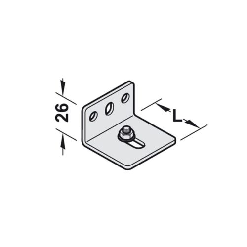 Thông số bas đỡ gắn tường Hafele 940.42.061