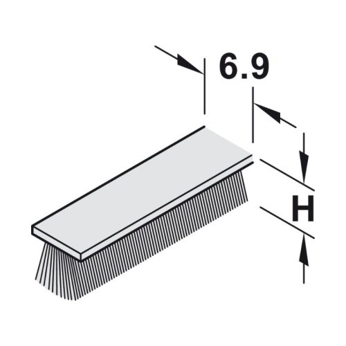 Thông số chắn bụi màu xám Hafele 403.54.502