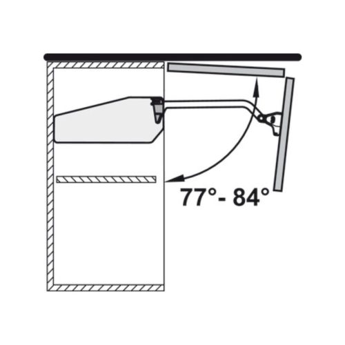 Thông số chặn góc mở Free Fold Hafele 372.37.060