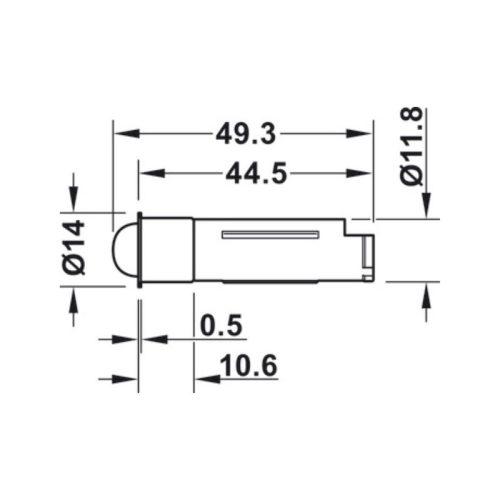 Công tắc cảm biến chuyển động Hafele 833.89.333 6 Thông số công tắc cảm biến chuyển động Hafele 833.89.333