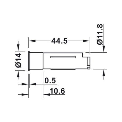 Công tắc cảm biến đóng mở cửa Hafele 833.89.334 4 Thông số công tắc cảm biến đóng mở cửa Hafele 833.89.334