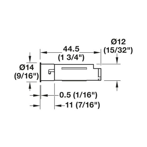 Công tắc điều chỉnh độ sáng chạm Hafele 833.89.032 2 Thông số công tắc điều chỉnh độ sáng chạm Hafele 833.89.032