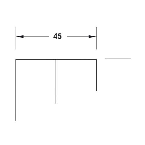 Thông số dẫn hướng dưới 2500mm Hafele 400.52.952