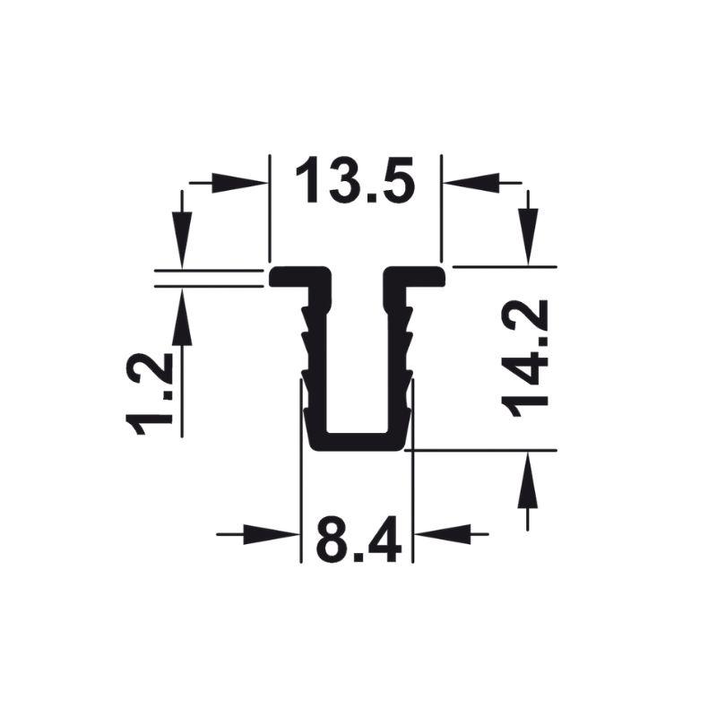 Thông số dẫn hướng & ray trượt Hafele 404.16.913 Thông số dẫn hướng & ray trượt Hafele 404.16.913