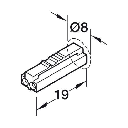 Dây dẫn điện Loox5-3 Hafele 833.95.791 1 Thông số dây dẫn điện Loox5-3 Hafele 833.95.791