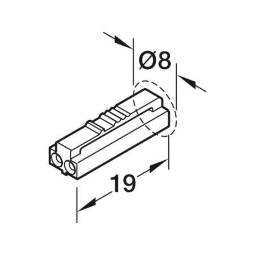 Thông số dây dẫn điện Loox5 đèn LED Hafele 833.95.788