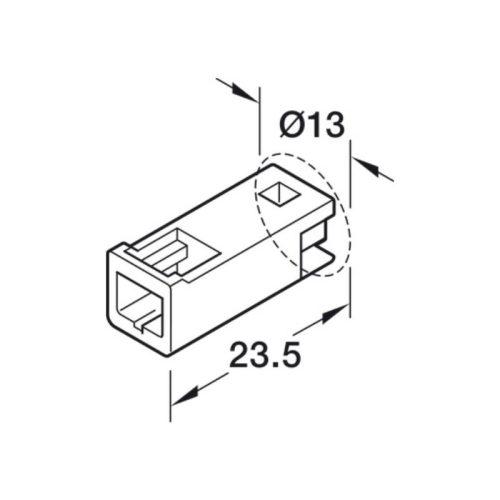Thông số dây dẫn mở rộng Hafele Loox5 833.95.714
