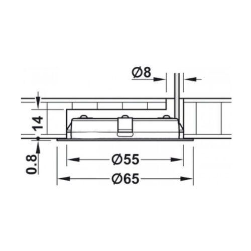 Thông số đèn LED 3038 Hafele 833.75.341